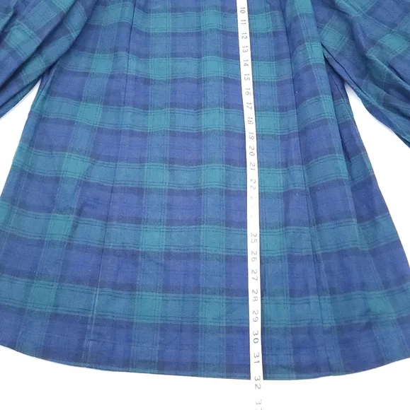 NWT Hill House The Araminta Stewart Dress Blackwatch Plaid Tartan Mini Dress XS - Picture 5 of 9